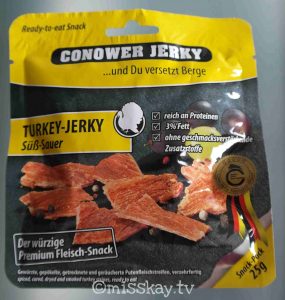 Conower Jerky Turkey Süß Sauer
