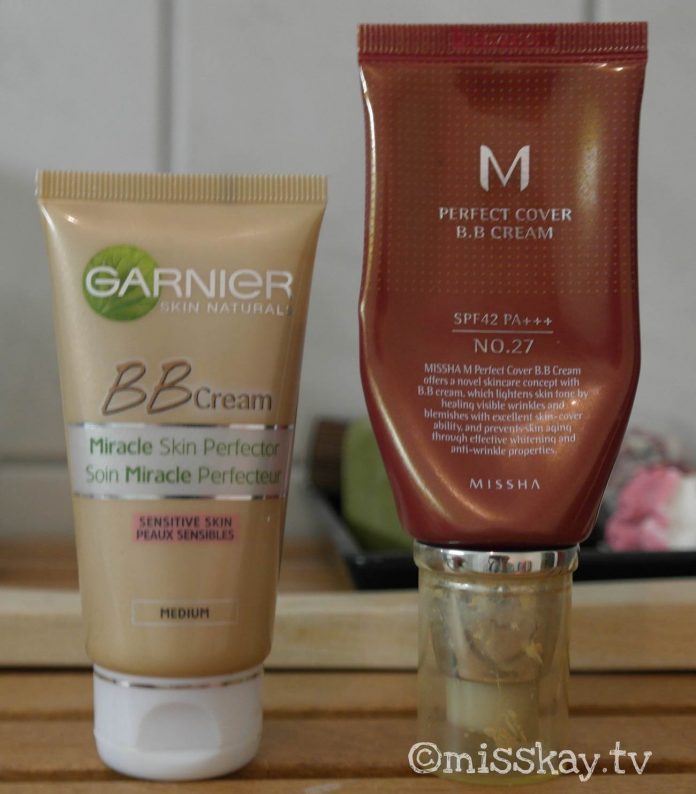 Garnier BB Cream Medium Swatch