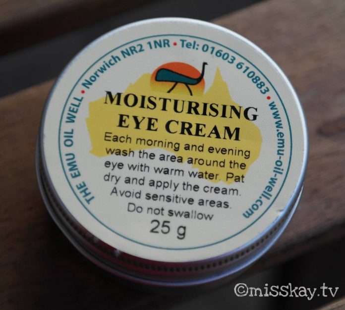 Review Emu Oil Well Moisturising Eye Cream
